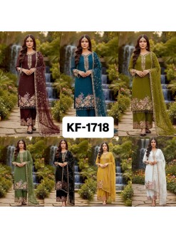 KF-1718 | Eid Special Heavy Embroidered Collection
