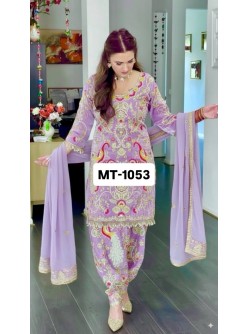 MT-1053 | Heavy Jimmy Silk Designer Party Wear Collection