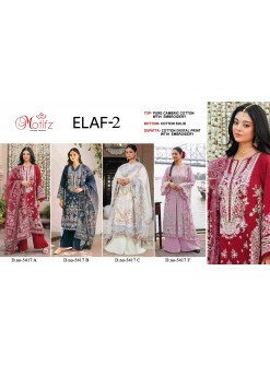 ELAF-2 | Pure Cambric Cotton Designer Suit Collection
