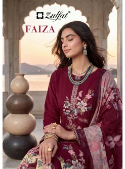 ZULFAT | FAIZA Pure Jam Cotton Designer Collection