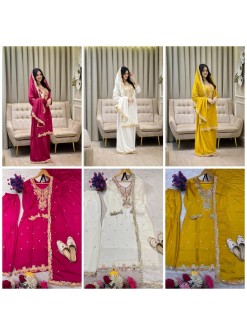 ASTHA COLLECTION | AC7097 Chinon Silk Designer Sharara Collection