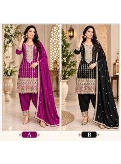 Heavy Chinon Festive Sequence & Coding Embroidery Collection