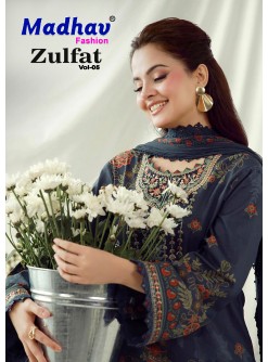 MADHAV FASHION | ZULFAT VOL 05 Pure Designer Cotton Collection