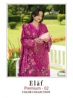 ELAF Premium Vol-2 | Design 4613 | Pure Cotton Embroidered Collection