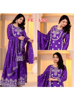 FE-155 | Chinon Sequence & Multi Embroidered Sharara Collection