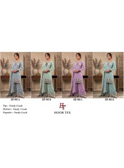 Hoor Tex | HF-985 Pakistani Fandy Crush Collection