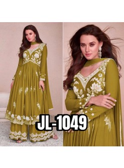 JL-1049 | Pure Chinon Silk Anarkali Designer Collection