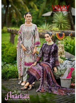 VINAY | Anarkali Vol. 5 Cotton Embroidery Collection