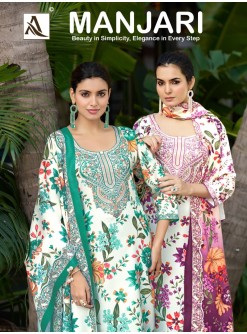 ALOK SUIT | Manjari Pashmina Designer Collection