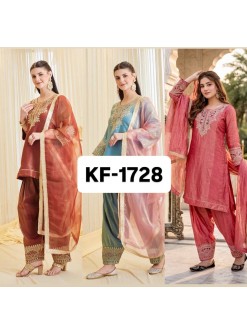 KF-1728 Heavy Fendy Silk Designer Palazzo Set
