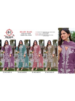 Latika Designer Suit 3032 Organza Pata Collection