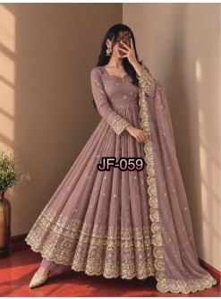 JF-059 | Fendy Crush Heavy Sequence Embroidered Designer Gown