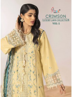 CRIMSON | Luxury Lawn Collection Vol-02 | SHREE FABS SURAT