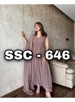 SSC-646 | Heavy Faux Georgette Embroidered Party Wear Collection