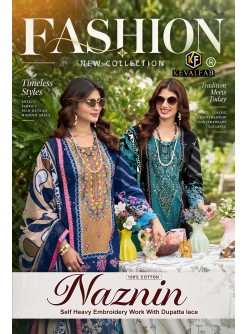 KEVAL FAB | NAZNIN | Heavy Cotton Embroidery Collection