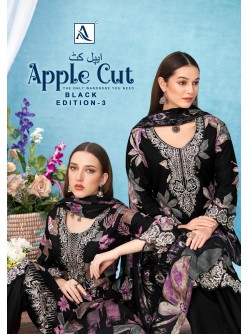 ALOK SUIT | APPLE CUT-3 | BLACK EDITION | Viscose Reyon Designer CollectionHD