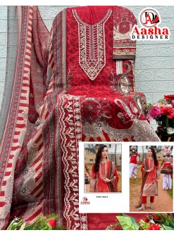AASHA DESIGNER | 1134 | Pure Cotton Patch Embroidery Collection