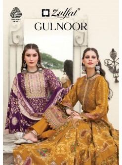 GULNOOR by ZULFAT | Pure Woollen Pashmina Winter Collection