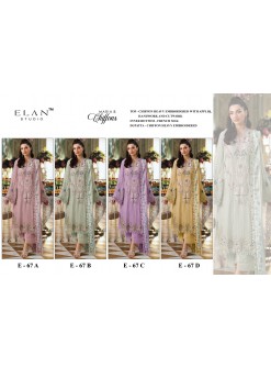 ELAN STUDIO | E-67 | MARIA.B Chiffons Designer Collection