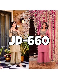 JD-660 | Solar Chiffon Silk Embroidered Designer Collection