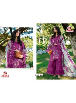 AASHA DESIGNER | 1235-1236 | Cotton Patch Embroidery Collection