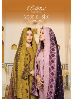 BELLIZA | Noor-E-Ishq Vol 2 | Pure Cotton Heavy Embroidery Collection