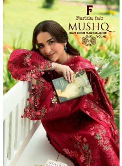 FARIDA FAB | MUSHQ VOL 2 | Pure Cotton Printed Designer Collection