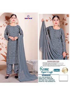 SHANAYA by SF | ROSE HAND CRAFT S-218 | Heavy Embroidery & Hand Khatali Collection