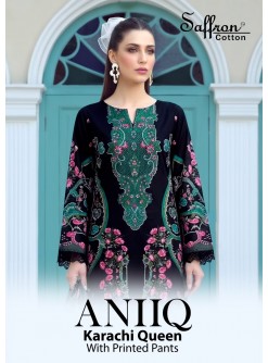 SAFFRON COTTON | ANIQ Printed Bottom | Pure Soft Cotton Digital Print Collection