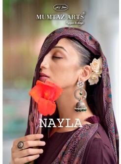 MUMTAZ ARTS | NAYLA | Pure Viscose Pashmina Designer Khatli Work Winter Collection