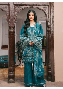OMBRE LAWN COLLECTION VOL-24 - PURE COTTON WITH HEAVY EMBROIDERY WORK BY PAKISTANI DRESS MATERIAL 