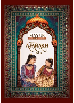 MAYUR - AJRAKH VOL - 12 - PURE HEAVY COTTON PRINTED READYMADE SUIT SALWAR COLLECTION BY MAYUR CREATION 
