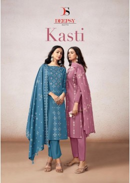 KASTI - PURE COTTON WITH HAND EMBROIDERY WORK BY PAKISTANI SUIT COLLECTION BY DEEPSY 