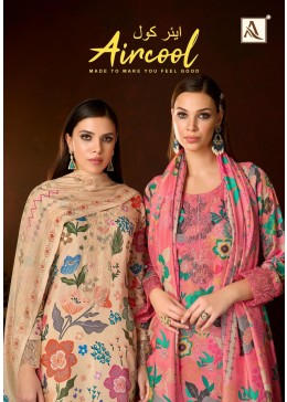 Alok Suit Aircool Premium Designer Viscose Maslin Suit