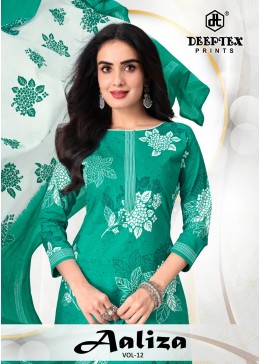 Deeptex Aaliza Vol 12 Cotton Dress Material Collection (Full Set) Wholesale Price 