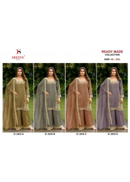 DEEPSY SUITS D-3510 Premium Pure Salsa Silk Heavy Handwork Palazzo Pakistani Suit (Full Set) Wholesale Price 