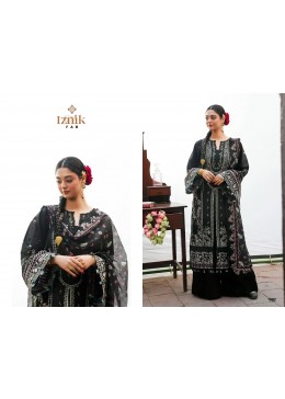 Iznik Fab A-Khaf Premium Lawn Collection | Cambric Cotton Embroidered Pakistani Suit (Full Set) Wholesale Price 