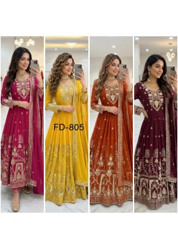 FD-805 | Trending Fox Georgette Gown Set | RD Fashion Surat