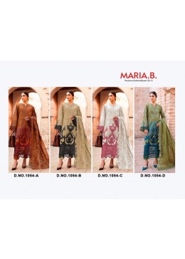 FLORENT | MARIA B PREMIUM EMBROIDERED 25-2 | Design 1054 ABCD | RD Fashion Surat