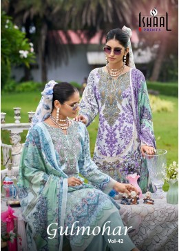 ISHAAL PRINTS | GULMOHAR VOL-42 | Luxury Lawn Collection | RD Fashion Surat