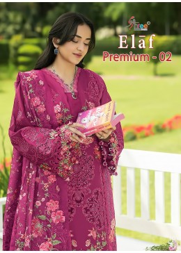 ELAF PREMIUM-02 | Heavy Embroidered Dupatta Collection | Shree Fabs Surat