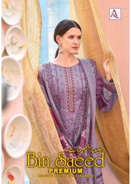 ALOK SUIT | BIN SAEED PREMIUM | Pakistani Print Cotton Embroidered Suit | RD Fashion Surat
