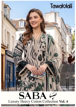 TAWAKKAL FABRICS | SABA LUXURY COTTON VOL 4 | Pure Cotton Suit | RD Fashion Surat