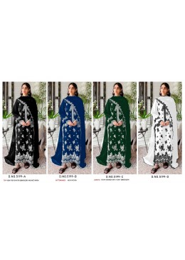 5199 Colour | Reyon Cotton Heavy Embroidered Suit | Organza Dupatta | RD Fashion Surat