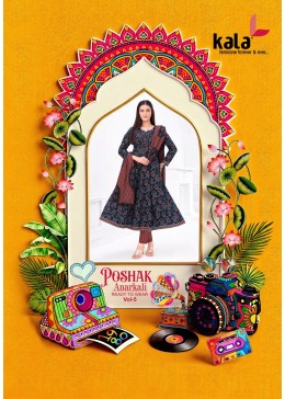 KALA CREATION | POSHAK ANARKALI VOL-5 | Readymade Cotton Anarkali Suit | RD Fashion Surat
