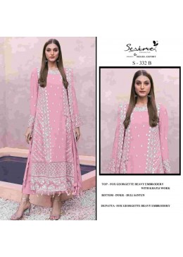 SERINE S-332 Premium Designer Unstitched Suit Set