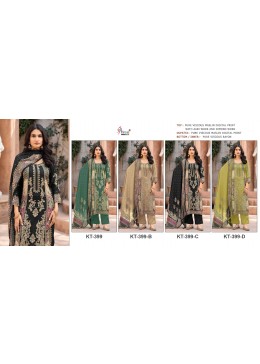 KT-399 Premium Viscose Maslin Hand Work Suit