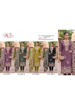 Design 5432 Premium Viscose Maslin Khatli Work Suit