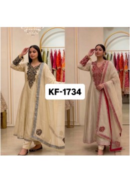 KF-1734 | Heavy Soft Organza Designer Gown