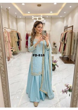 FD-816 | Trending 5mm Sequin Sharara Collection